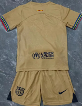 2022/23 Barcelona Away Kids Soccer Jersey