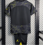 2022/23 PSG 4Th Black Glod Kids Soccer Jersey