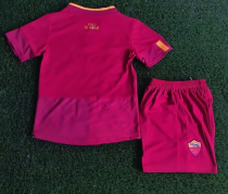 2022/23 Roma Home Kids Soccer Jersey