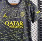 2022/23 PSG 4Th Black Glod Kids Soccer Jersey