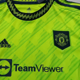 2022/23 Man United Third Green Kids Soccer Jersey