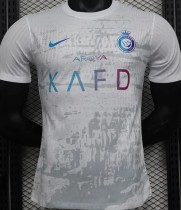 2023/24 Al-Nassr Third White Soccer Jersey Player Version