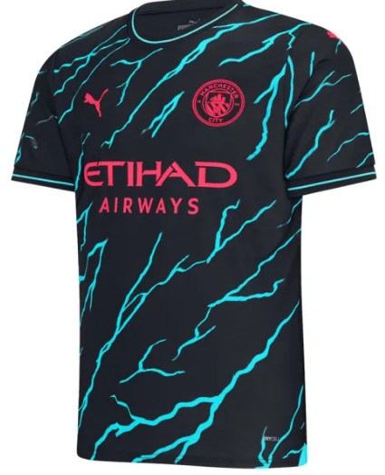 2023/24 Man City Third Soccer Jersey