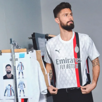 2023/24 AC Milan Away White Fans Soccer Jersey