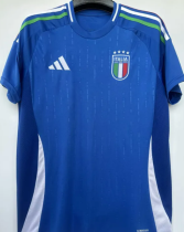 2024/25 Italy Home Blue Fans Soccer Jersey