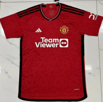 2023/24 Man United Home Red Fans Soccer Jersey