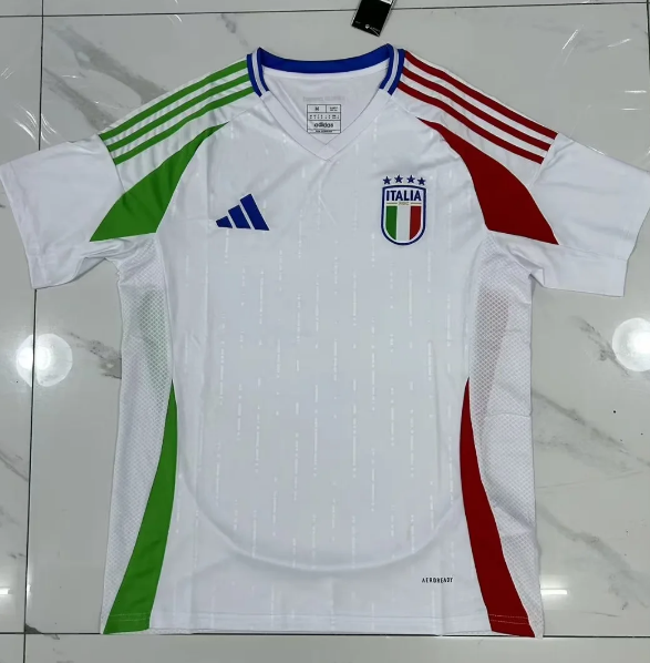 2024/25 Italy Away White Fans Soccer Jersey