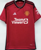 2023/24 Man United Home Red Fans Soccer Jersey