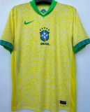 2024/25 Brazil Home Yellow Soccer Jersey