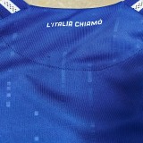 2024/25 Italy Home Blue Soccer Jersey Player Version