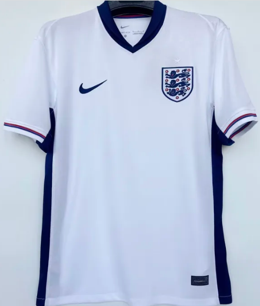 2024/25 England 1:1 Quality Home White Fans Soccer Jersey