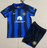 2023/24 Inter Milan Home Kids Soccer Jersey