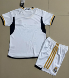 2023/24 RMA Home White Kids Soccer Jersey