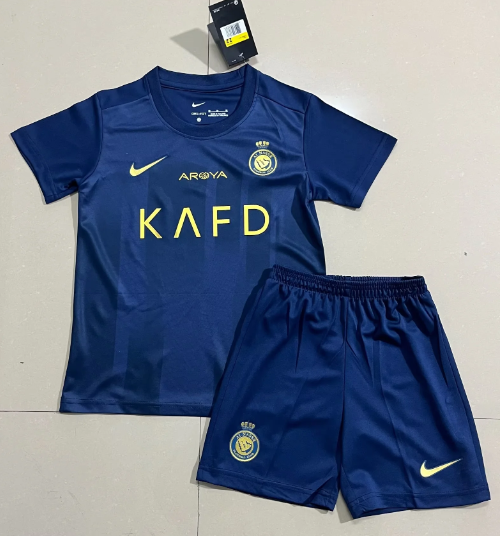 2023/24  Al-Nassr Away Kids Soccer Jersey