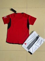 2023/24 Man United Home Kids Soccer Jersey