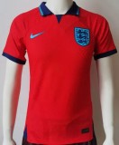 2022/23 England  Away Player Version Soccer Jersey