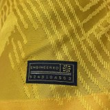 2022/23 Barcelona 4Th Yellow Kids Player Version Soccer Jersey