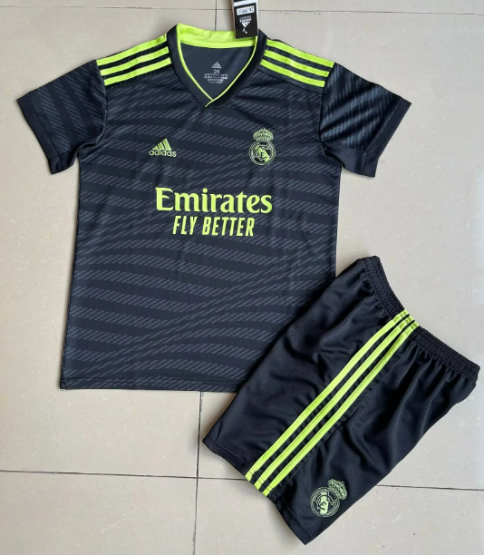 2022/23 RMA Third Kids Soccer Jersey
