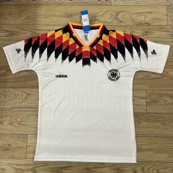 1994 Germany Home Retro Soccer Jersey