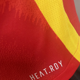 2024/25 Spain Home Red Long Sleeve Jersey Player Version