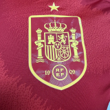 2024/25 Spain Home Red Long Sleeve Jersey Player Version