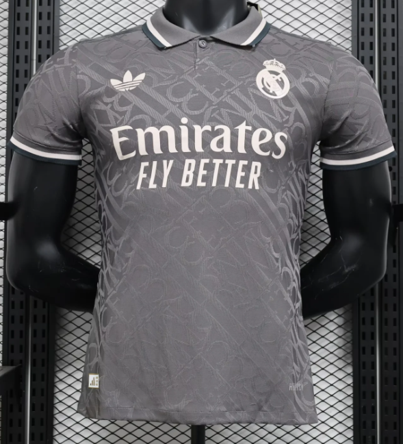 2024/25 Real Madird Third Black Soccer Jersey Player Version