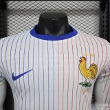 2024/25 France Away Long Sleeve Soccer Jersey Player Version