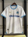 2023/24 Marseille Home White Fans Soccer Jersey