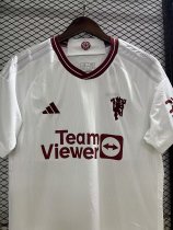 2023/24 Man United Third White Fans Soccer Jersey