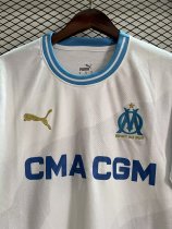 2023/24 Marseille Home White Fans Soccer Jersey