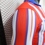 2024/25 Atletico Madrid Home Long Sleeve Soccer Jersey Player Version