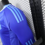 2024/25 Argentina Away Long Sleeve Soccer Jersey Player Version