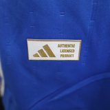 2024/25 Italy Home Long Sleeve Soccer Jersey Player Version