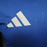 2024/25 Italy Home Long Sleeve Soccer Jersey Player Version