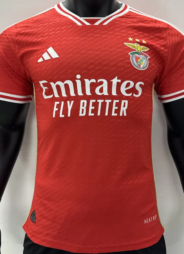 2024/25 Benfica Home Red Soccer Jersey Player Version