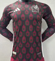 2024/25 Mexico Home Long Sleeve Soccer Jersey Player Version