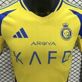 2024//25 Al-Nassr Home Soccer Jersey Player Version