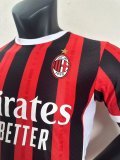 2024/25 AC Milan Home Red Soccer Jersey Player Version