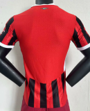 2024/25 AC Milan Home Red Soccer Jersey Player Version