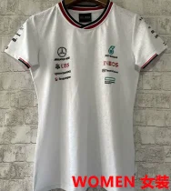 2024/25 Mercedes AMG Petronas F1 White Women Team T-Shirt