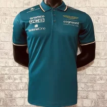 2023 Aston Martin F1 Green Team POLO T-Shirt