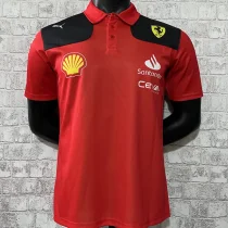 2023 Ferrari F1 Charles Leclerc #16 Red POLO T-Shirt