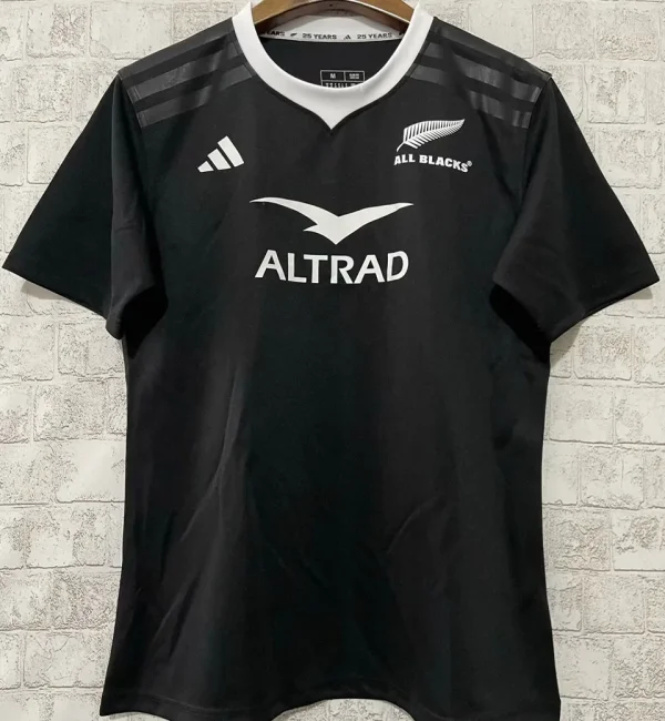 2024/25 All Blacks Home Black Rugby Shirt