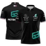 2022 Mercedes AMG F1 Black Team POLO T-Shirt Petronas #63