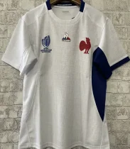 2023 France Rugby World Cup Away White Rugby Jersey