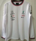 2022 Mercedes AMG Petronas F1 White Long Sleeve Team T-Shirt