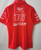 2022 Ferrari F1 Charles POLO Team T-Shirt Leclerc #16