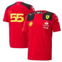 2023 Ferrari F1 #55 Red Team T-Shirt