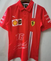 2022 Ferrari F1 Charles POLO Team T-Shirt Leclerc #16