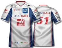2022 F1 White Team T-Shirt URAL KALI #51